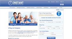 Desktop Screenshot of instant-life-insurance.net